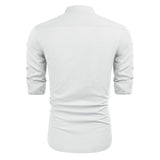 chemise-unie-manches-longues-vintage