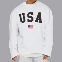 sweat-ample-roule-imprime-lettre-usa-vintage