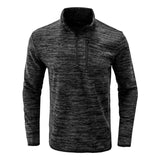 Sweat à capuche à manches longues et col montant zippé vintage
