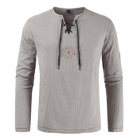 t-shirt-brode-col-cordon-vintage