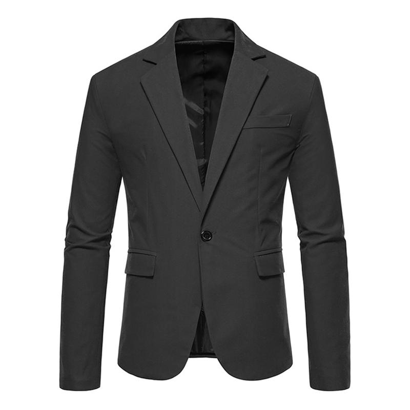 Blazer en daim vintage à un bouton