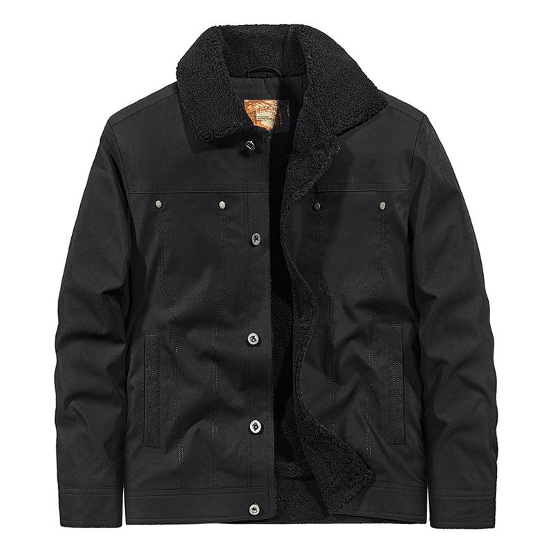 veste-vintage-ample-revers-epais-peluche