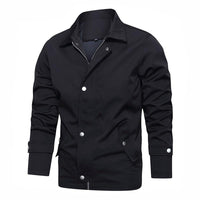 veste-vintage-couleur-unie-revers-simples-hommes