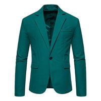 Blazer en daim vintage à un bouton