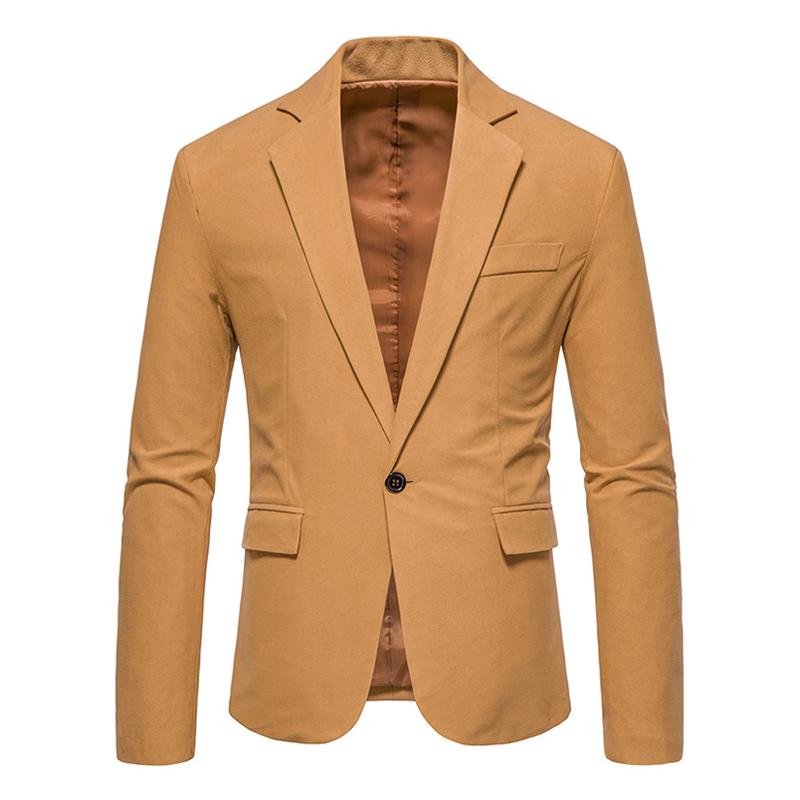 Blazer en daim vintage à un bouton