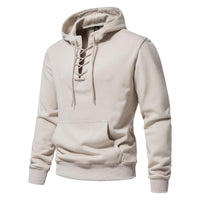 sweat-capuche-uni-ample-col-cordon-vintage