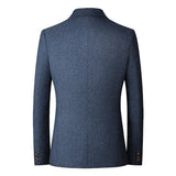 blazer-vintage-de-couleur-unie-a-revers-crantes