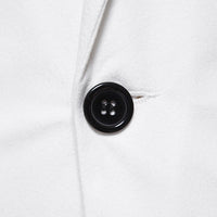 Blazer en daim vintage à un bouton
