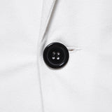 Blazer en daim vintage à un bouton