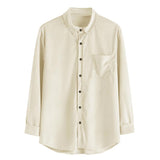 chemise-vintage-couleur-unie-style-chic