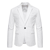 Blazer en daim vintage à un bouton