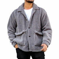 veste-polaire-revers-simple-boutonnage-vintage