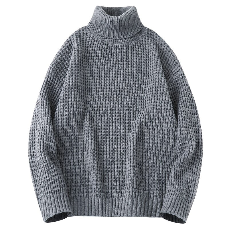    pull-col-roule-vintage-gris