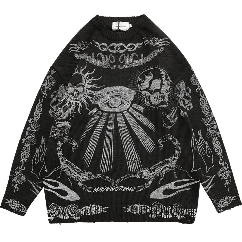 pull-surdimensionne-vintage-unisexe