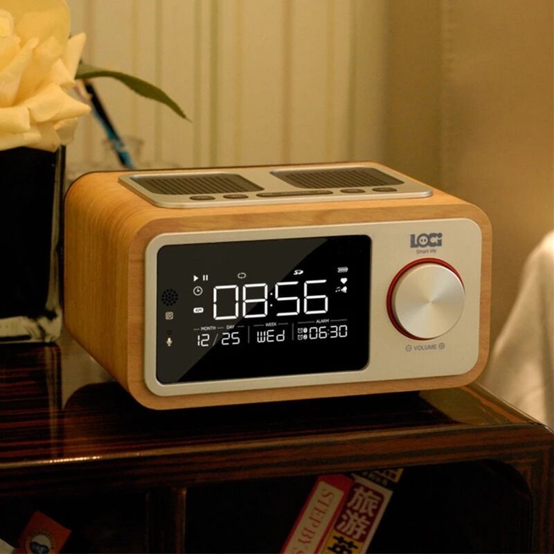 radio-reveil-epoque-vintage-noir