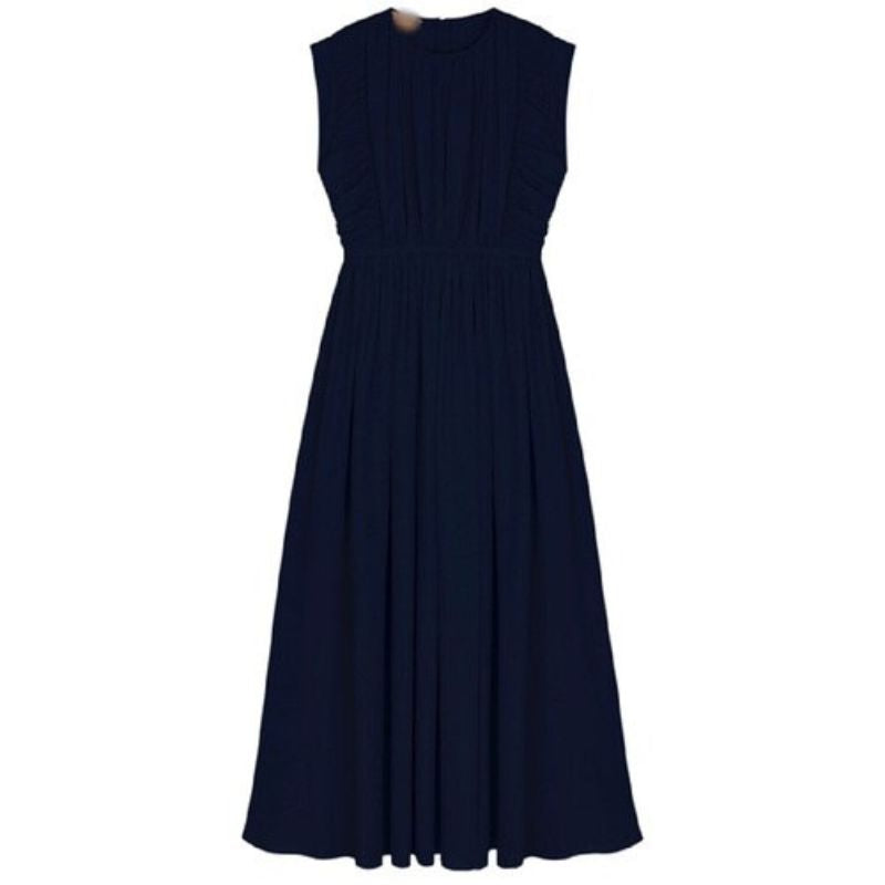 robe-bleu-marine-vintage