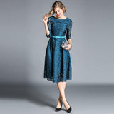 robe-de-mariee-mi-longue-vintage-bleu