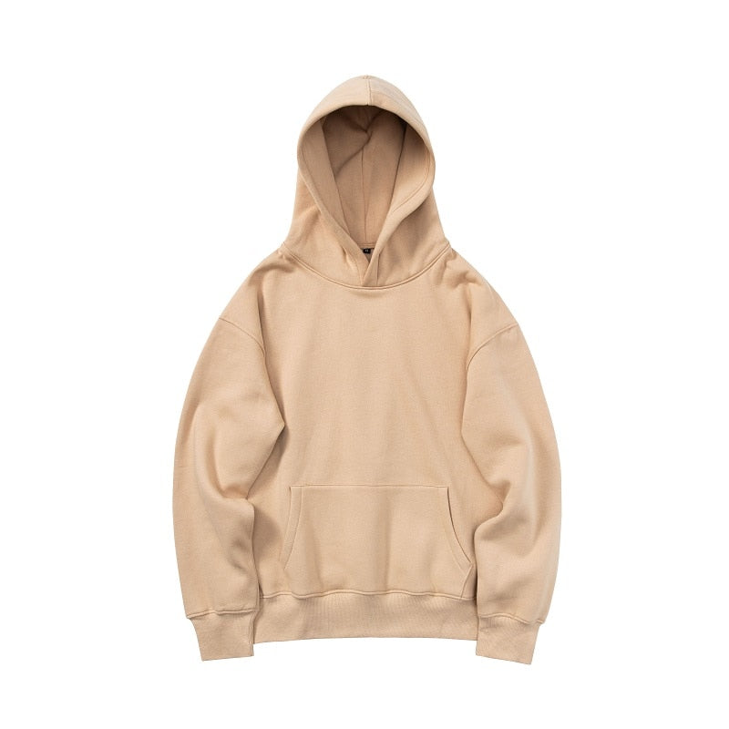 Sweat à Capuche Beige Vintage