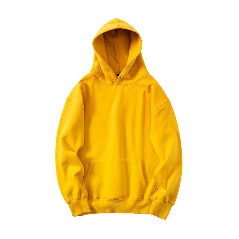 sweat-a-capuche-jaune-vintage