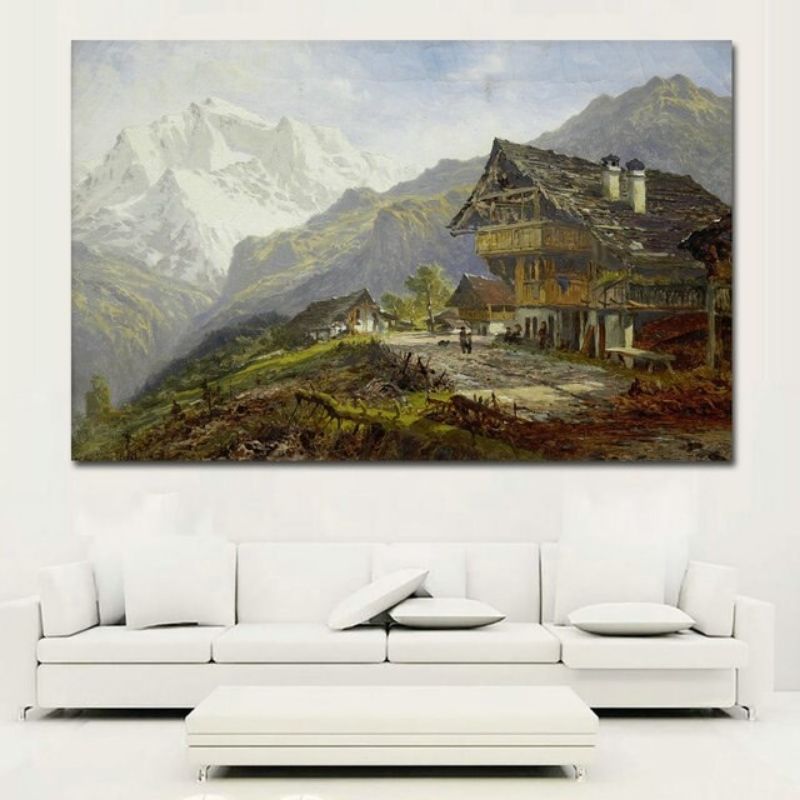   tableau-bois-vintage-montagne