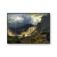    tableau-montagne-vintage