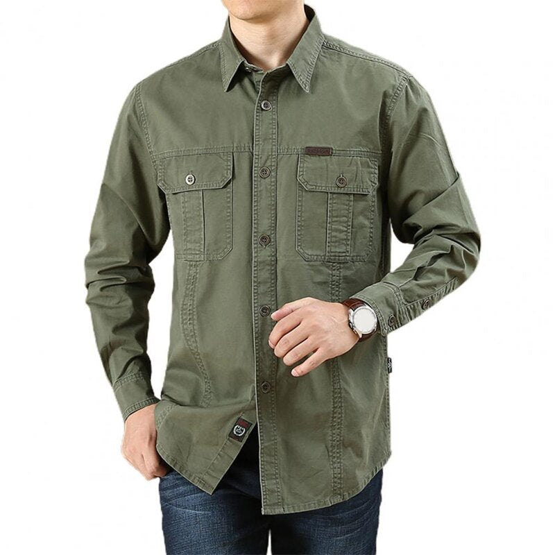 veste-chemise-militaire-legere-vintage
