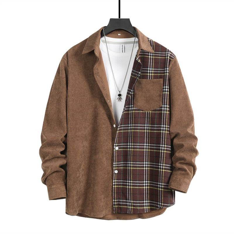 veste-vintage-a-motifs-marron